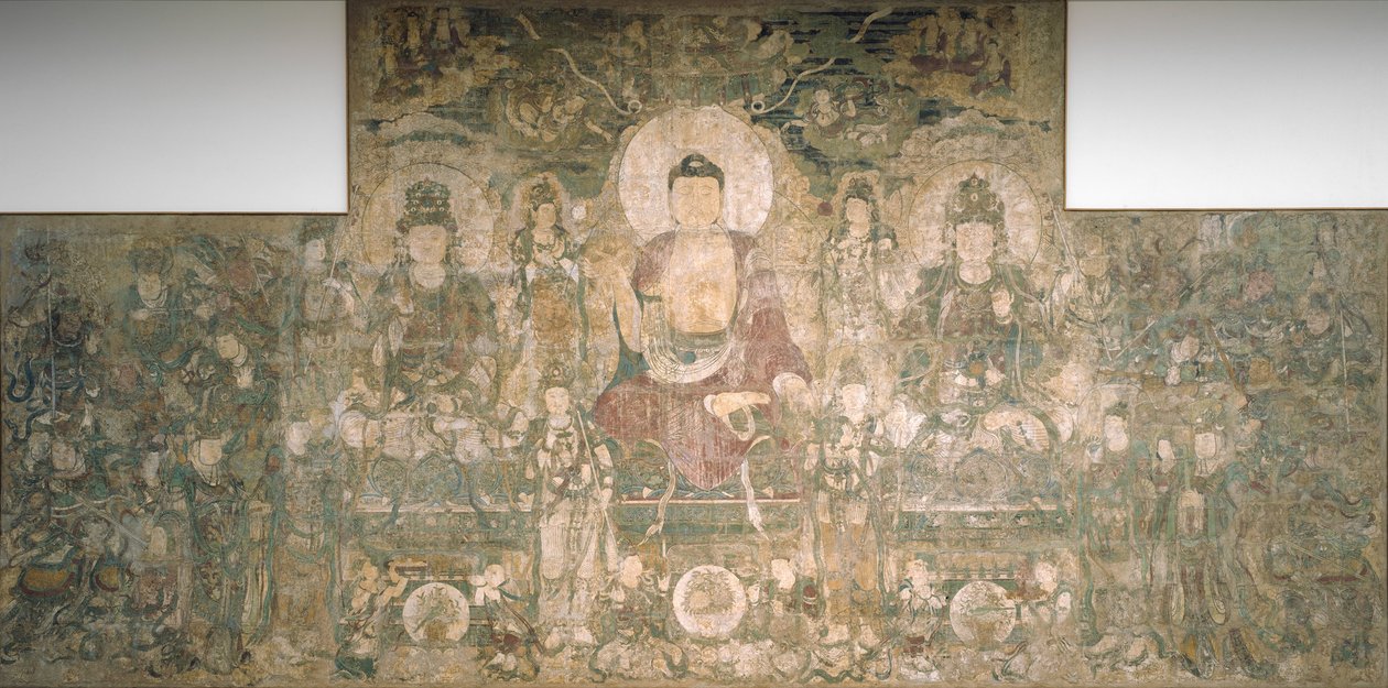 Buddha medicíny Bhaishajyaguru (Yaoshi fo) od Unbekannt Unbekannt