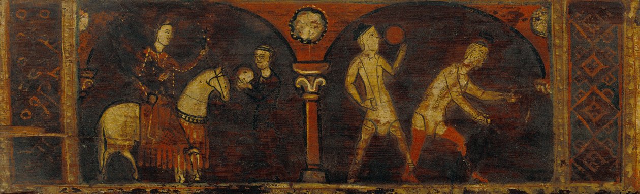 Stropní panel s alegorickými scénami o díle května a června od Unbekannt Unbekannt