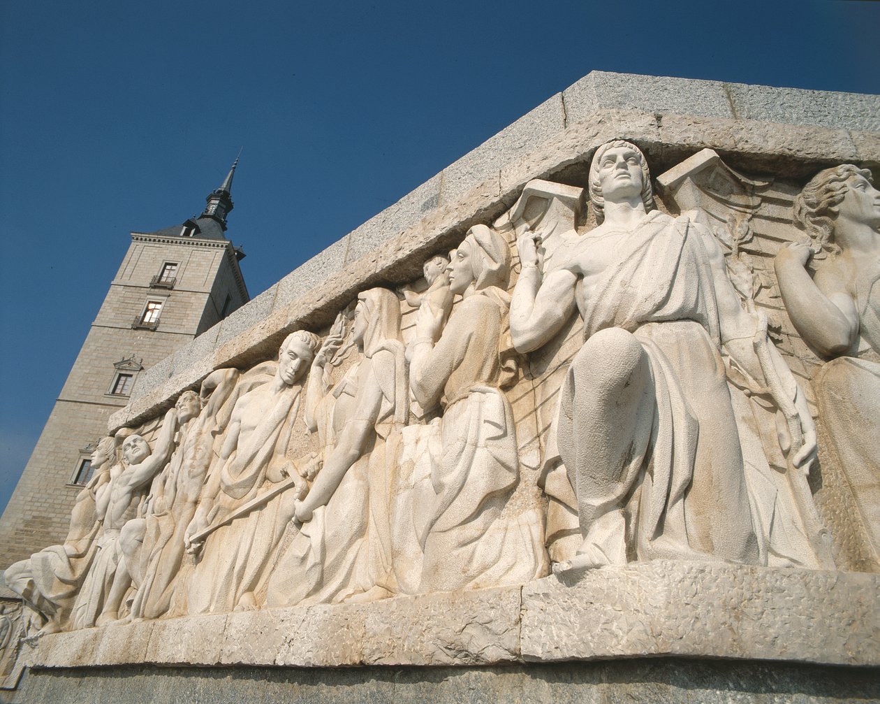 Detail památníku vítězství od Juana de Avalos (1911-2006) 1961 (foto) od Unbekannt Unbekannt