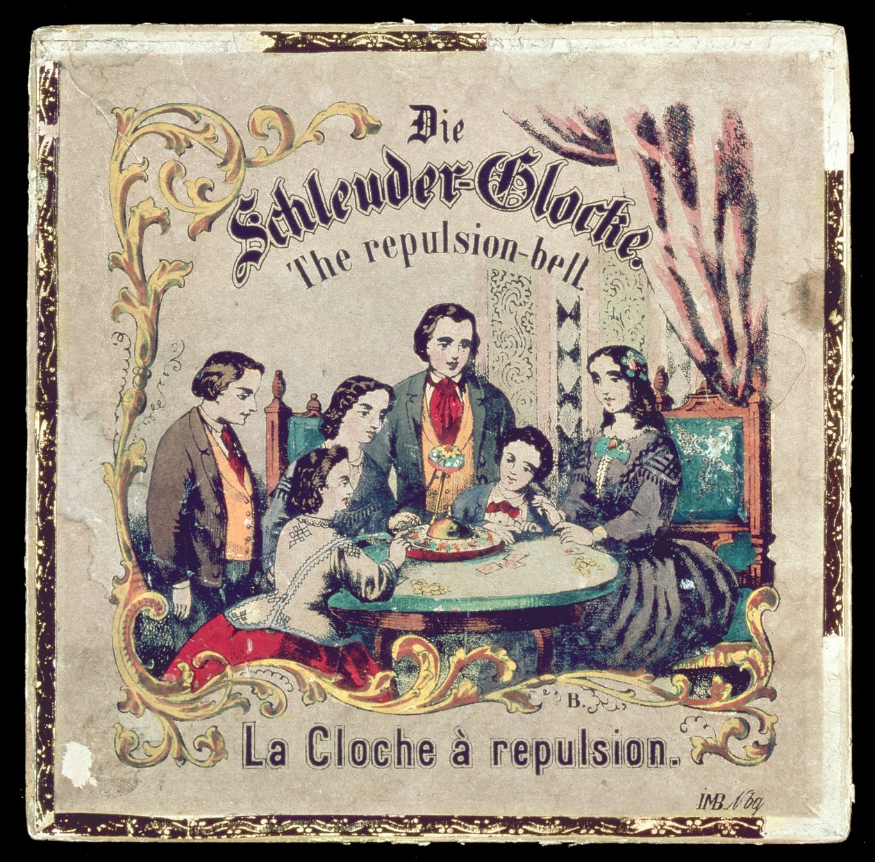 Die Schleuder Glocke - Repulsion bell - La Cloche a Repulsion, kolem roku 1860 smíšená média od Unbekannt Unbekannt