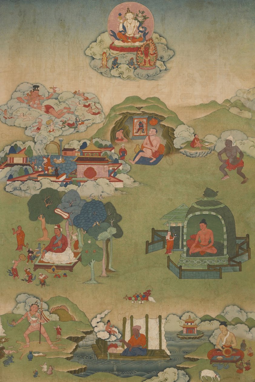 Osm Mahasiddhů od Unbekannt Unbekannt