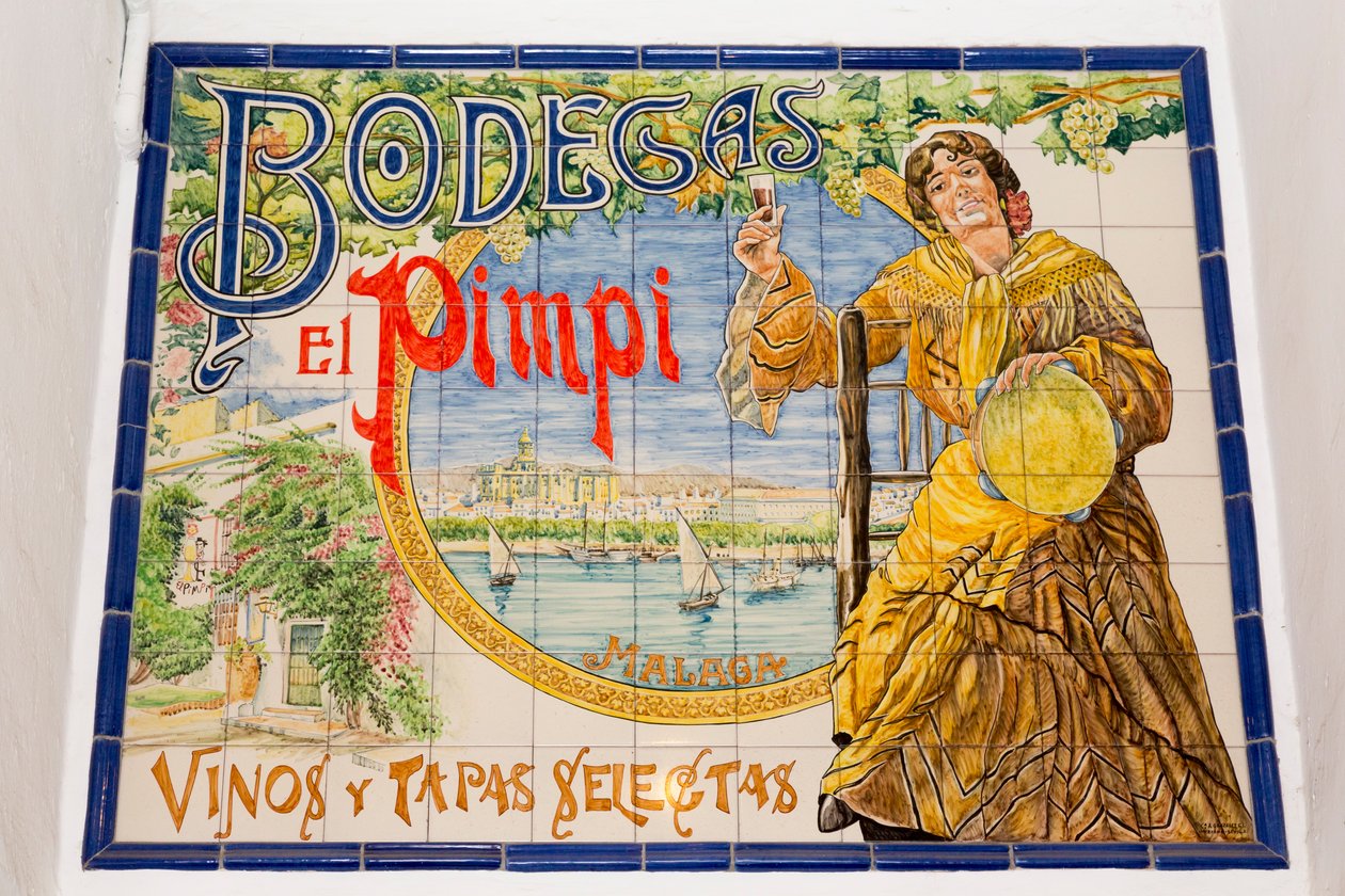 El Pimpi bodega, Malaga, Španělsko od Unbekannt Unbekannt