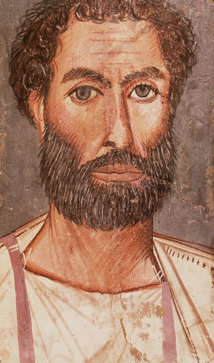 Fayum-portrét muže od Unbekannt Unbekannt