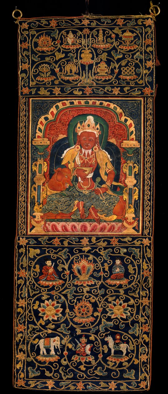 God of Fire, Agni, of Medicine Buddha Mandala od Unbekannt Unbekannt