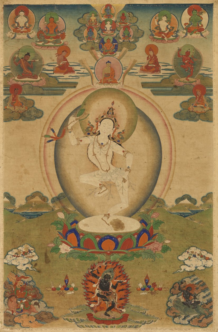 Machig Labdron, tibetský jogín od Unbekannt Unbekannt