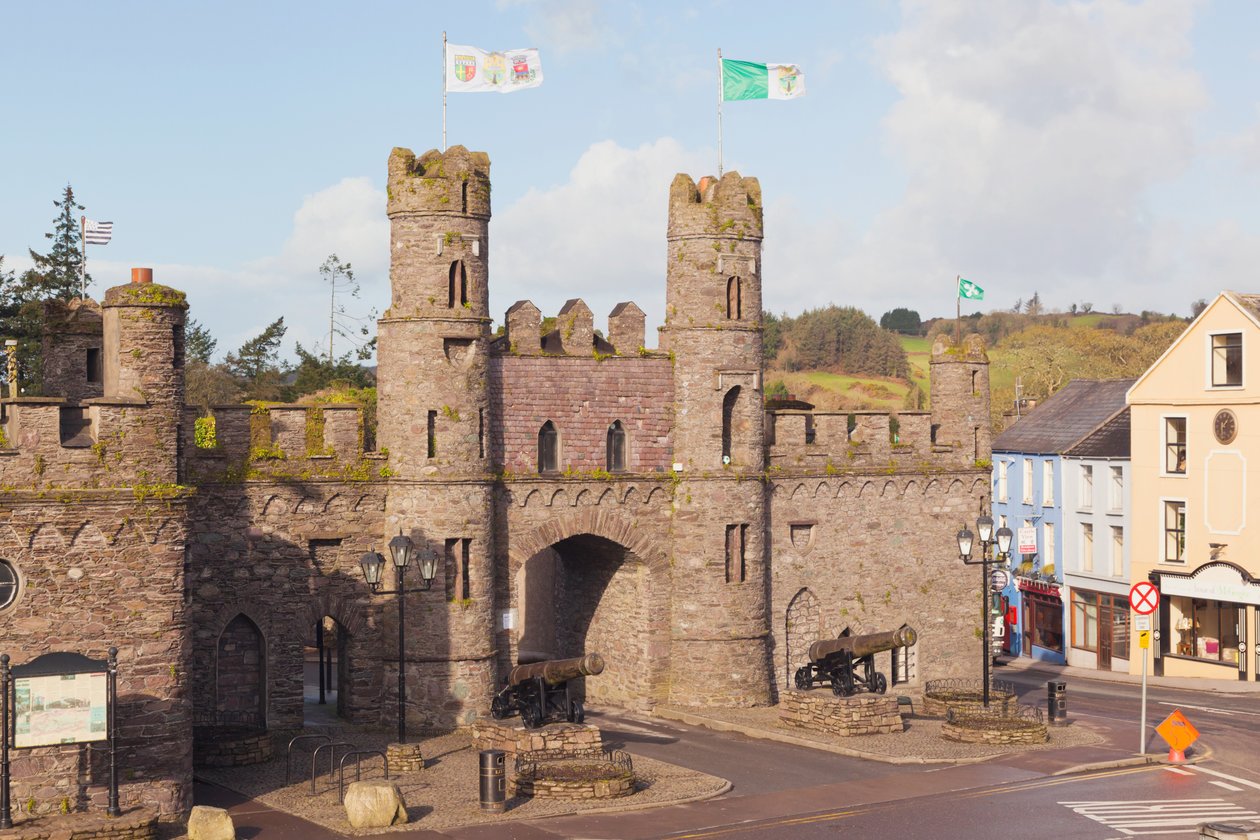 Macroom, West Cork, Irsko. Hrad od Unbekannt Unbekannt