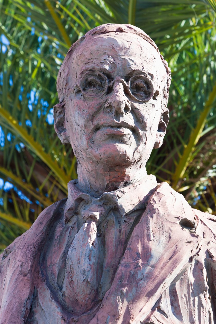 Památník Blas Infante, Niebla, provincie Huelva, Andalusie, jižní Španělsko. Blas Infante Pérez de Vargas 1885 - 1936. Andaluský politik, známý jako Padre de la Patria Andaluza neboli Otec And od Unbekannt Unbekannt