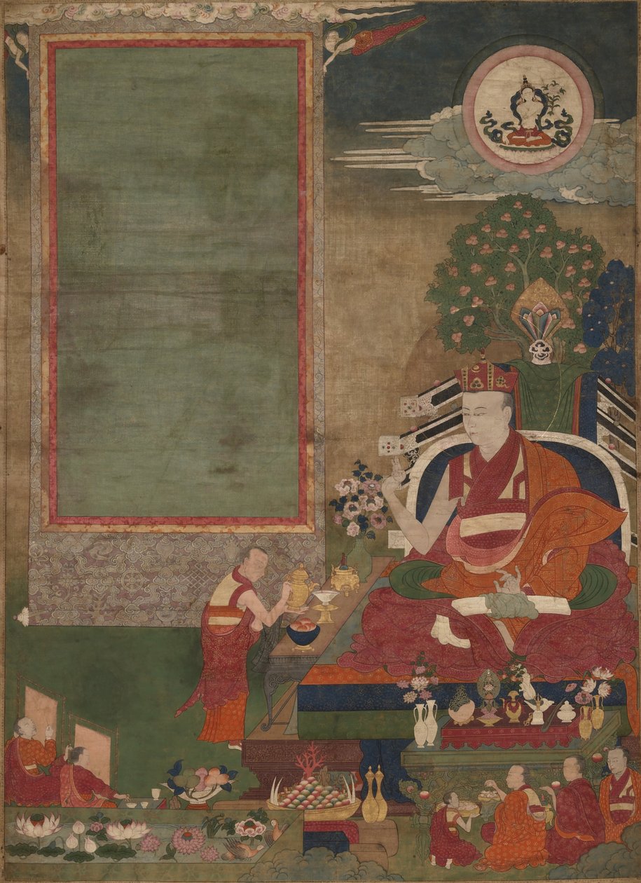 Patron umění, Situ Panchen Chokyi Jungne (1699-1774) od Unbekannt Unbekannt