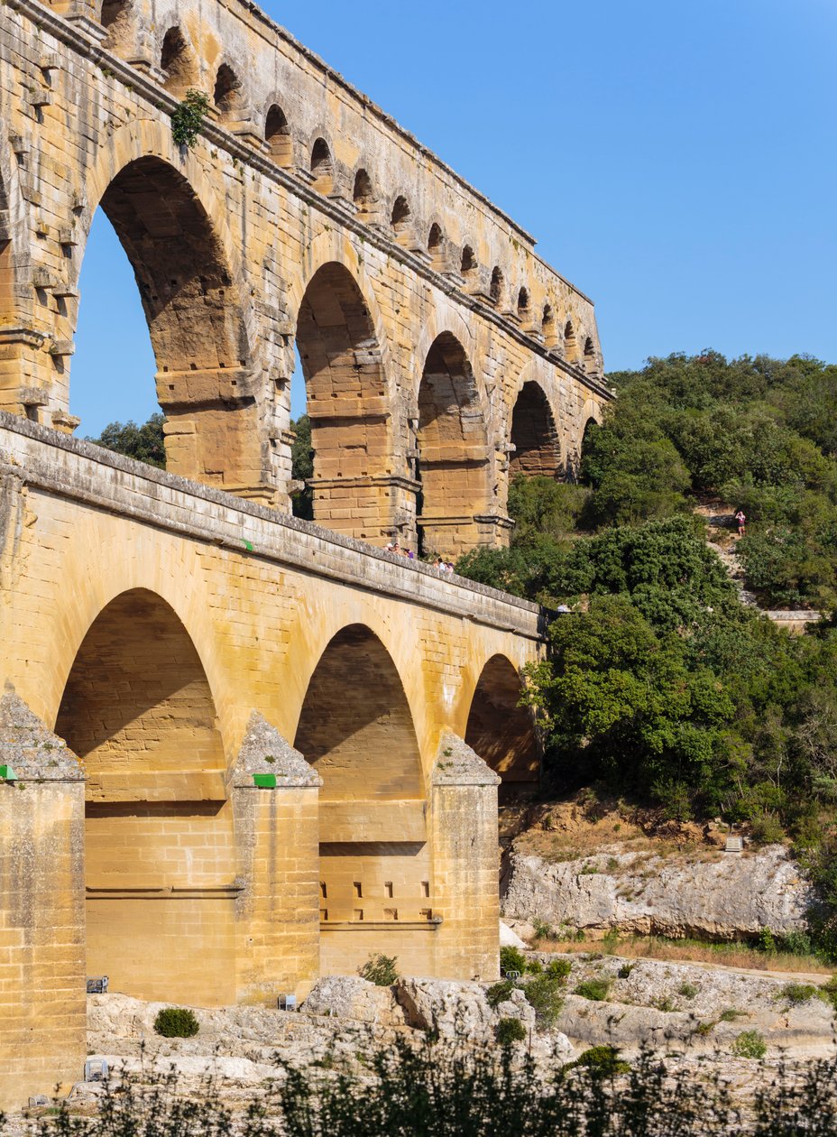 Pont du Gard, římský akvadukt, Francie. od Unbekannt Unbekannt