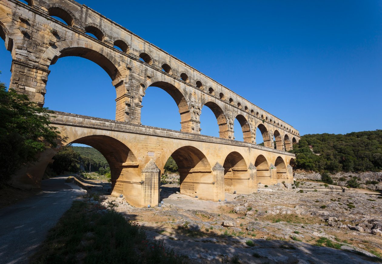 Pont du Gard, římský akvadukt, Francie. od Unbekannt Unbekannt