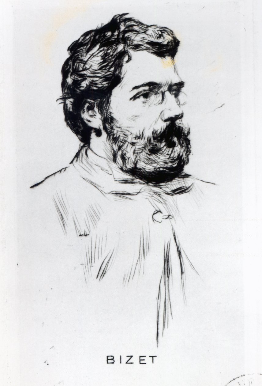 Portrét Georgese Bizeta (1838-75) od Unbekannt Unbekannt