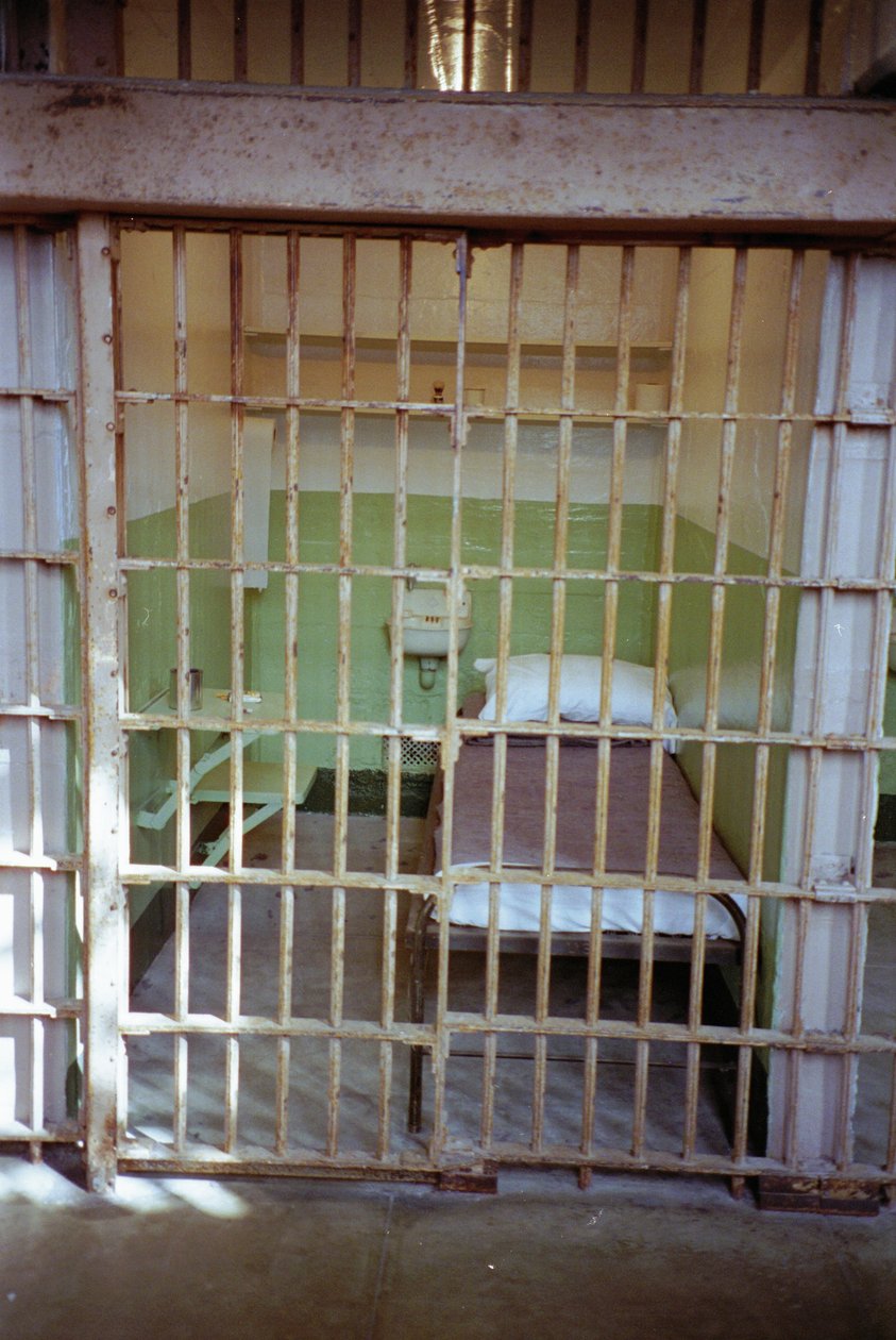 Vězeňská cela v Alcatrazu, 1994 od Unbekannt Unbekannt