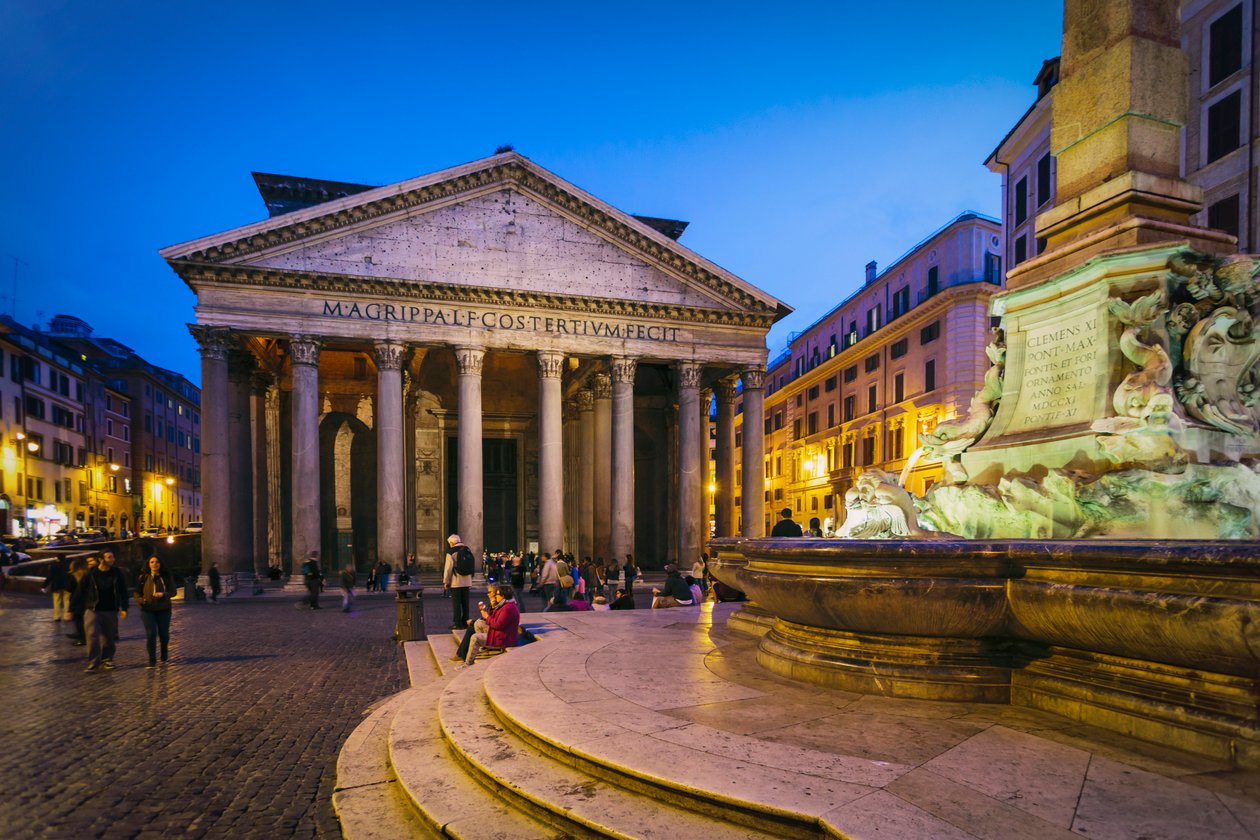 Řím, Itálie. Pantheon. od Unbekannt Unbekannt