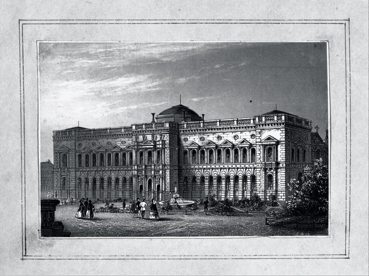 Saxon - Semperova galerie v Drážďanech od Unbekannt Unbekannt