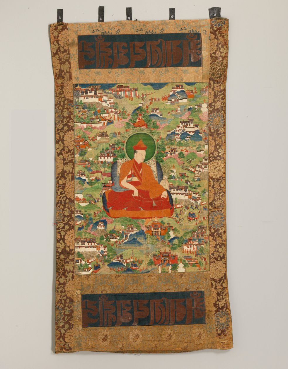 Scény ze života Sheraba Gyaltsena (1436-1494, nebo 1465), dvacátého držitele trůnu Sak ... od Unbekannt Unbekannt