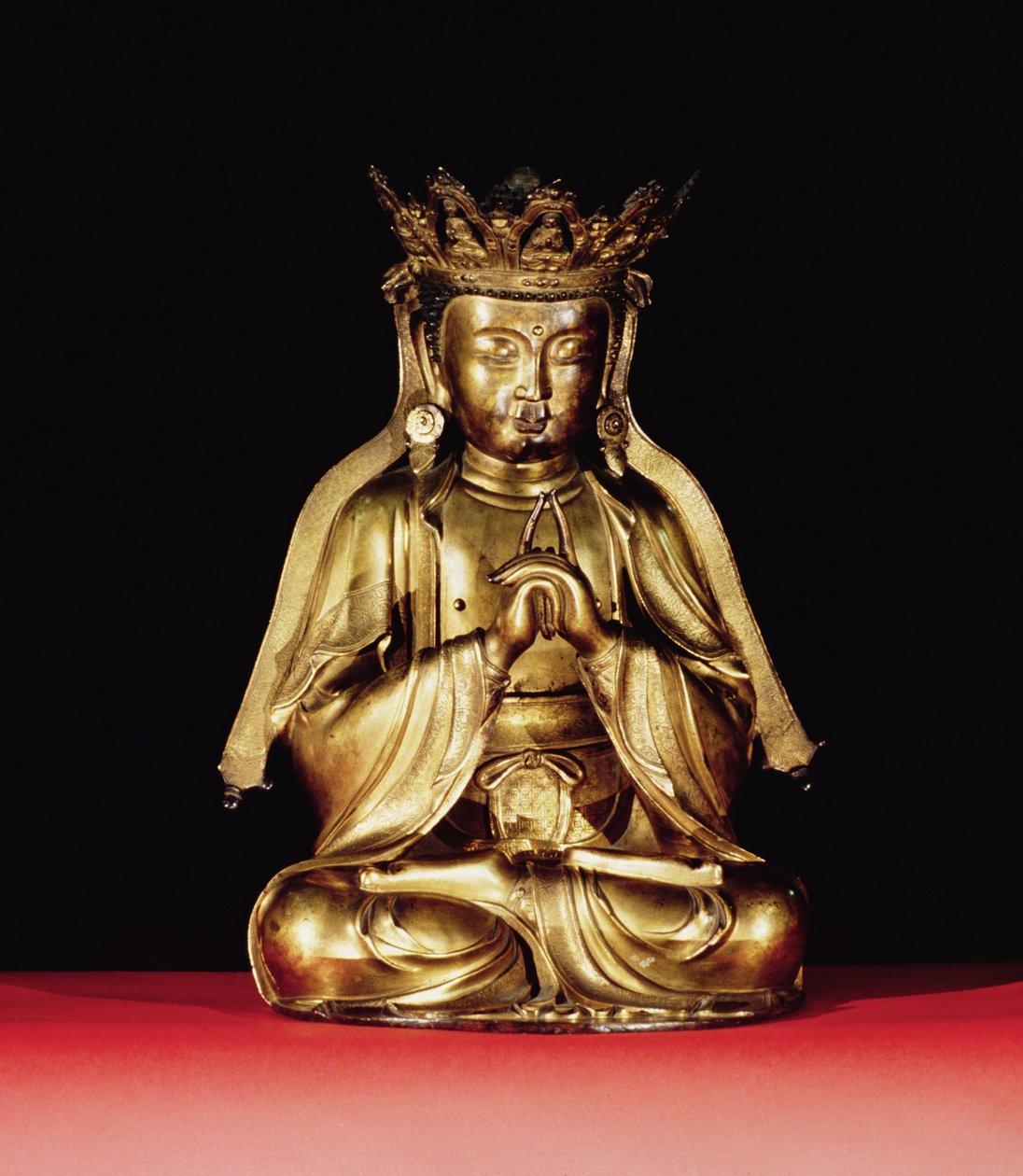Sedící Buddha (zlacený bronz) od Unbekannt Unbekannt