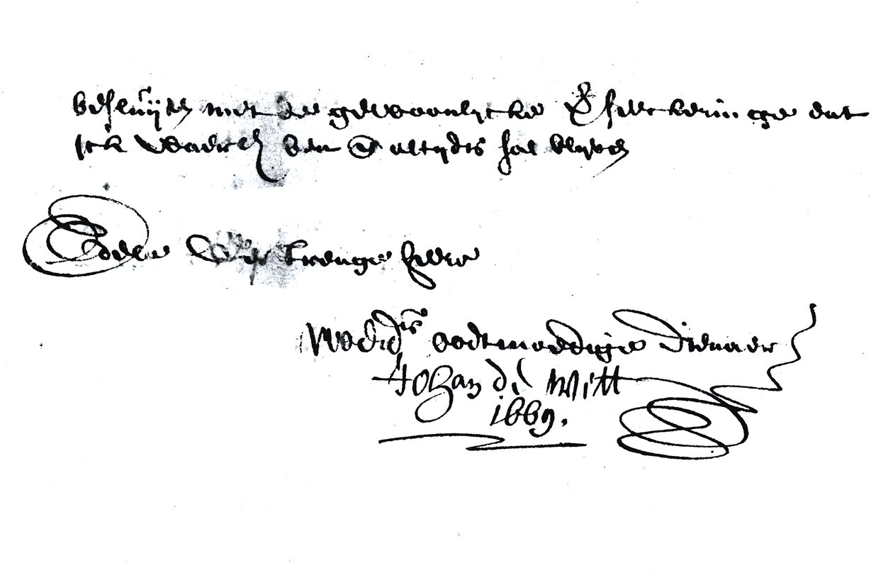 Podpis Johana de Witta (1625–1672) od Unbekannt Unbekannt