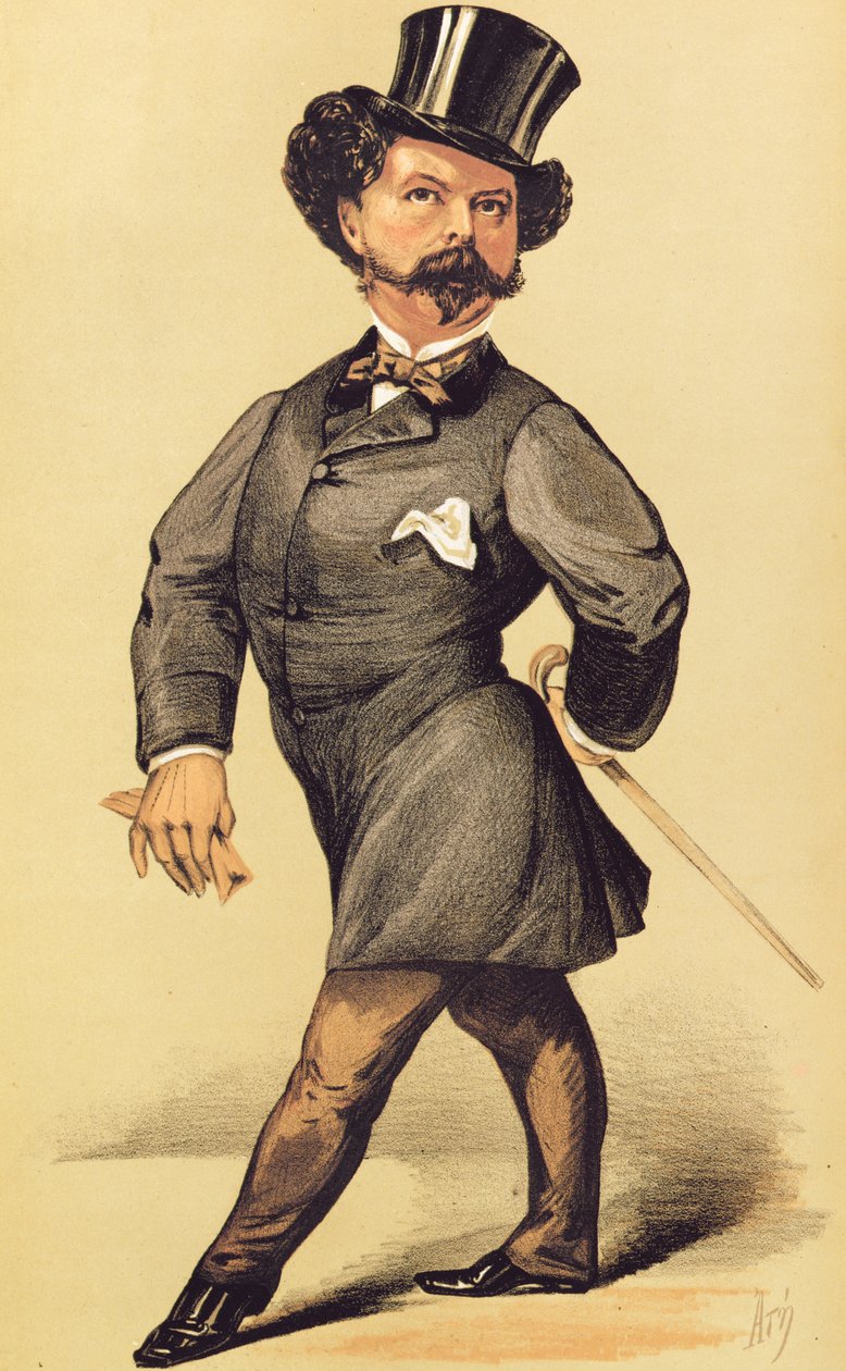 Sir Robert Peel (1822-95), karikatura z Vanity Fair, 19. března 1870 od Unbekannt Unbekannt
