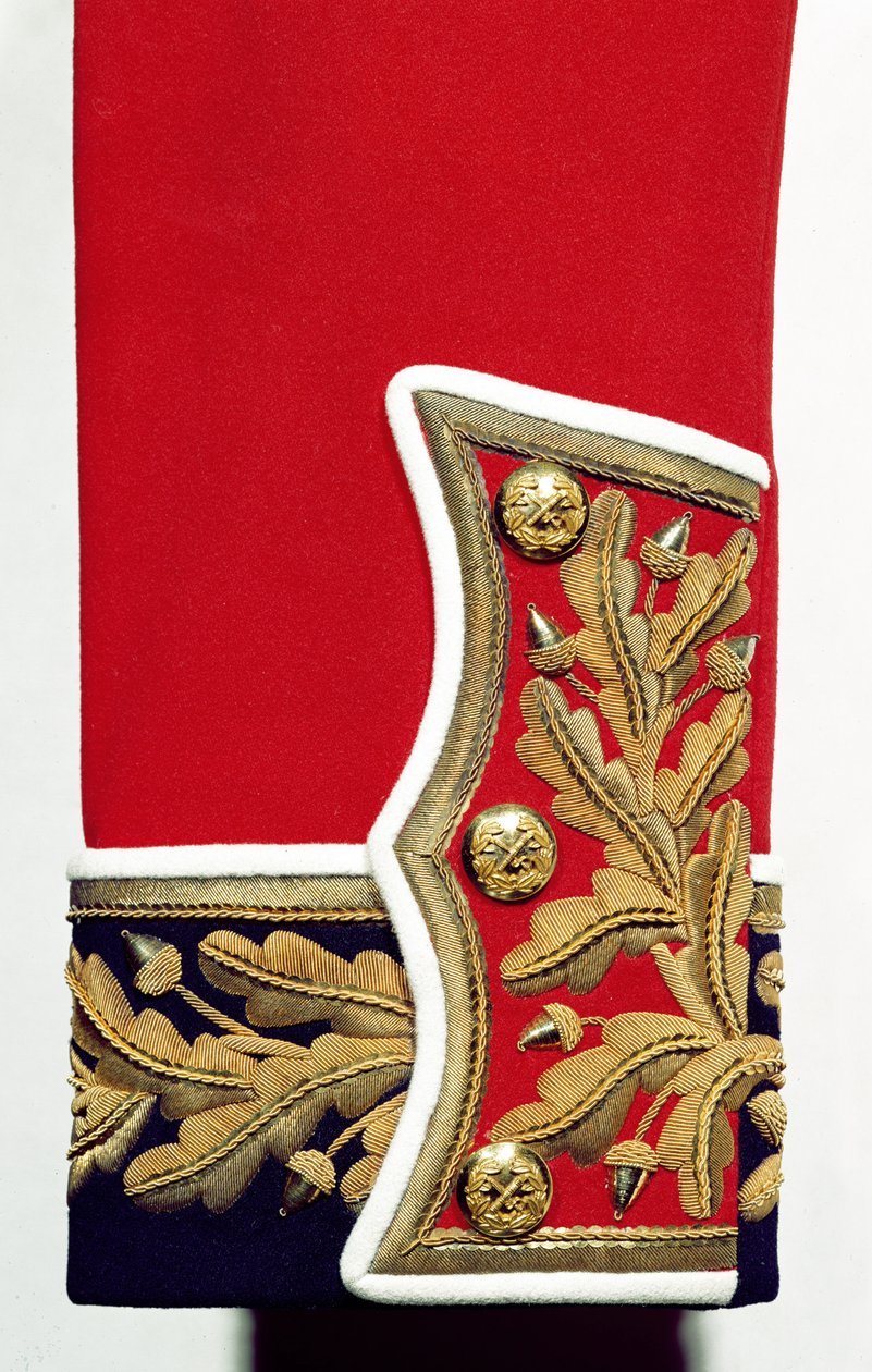 Detail rukávu uniformy britské armády (textil) od Unbekannt Unbekannt