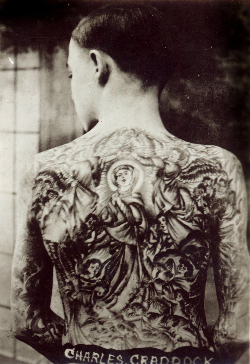 Tetovaný muž, 1921 od Unbekannt Unbekannt