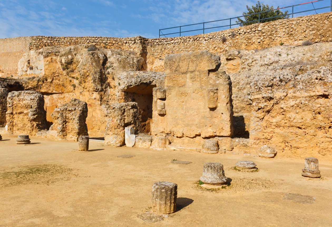 Archeologický komplex, Carmona, provincie Seville, Španělsko. Tumba de Servilia, hrobka Servilie. od Unbekannt Unbekannt