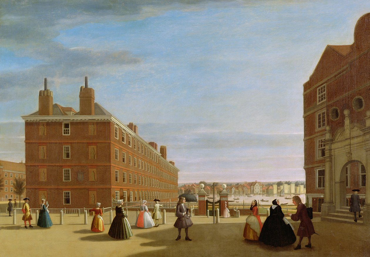 Papírové budovy, Inner Temple, Londýn, asi 1725 od Unbekannt Unbekannt