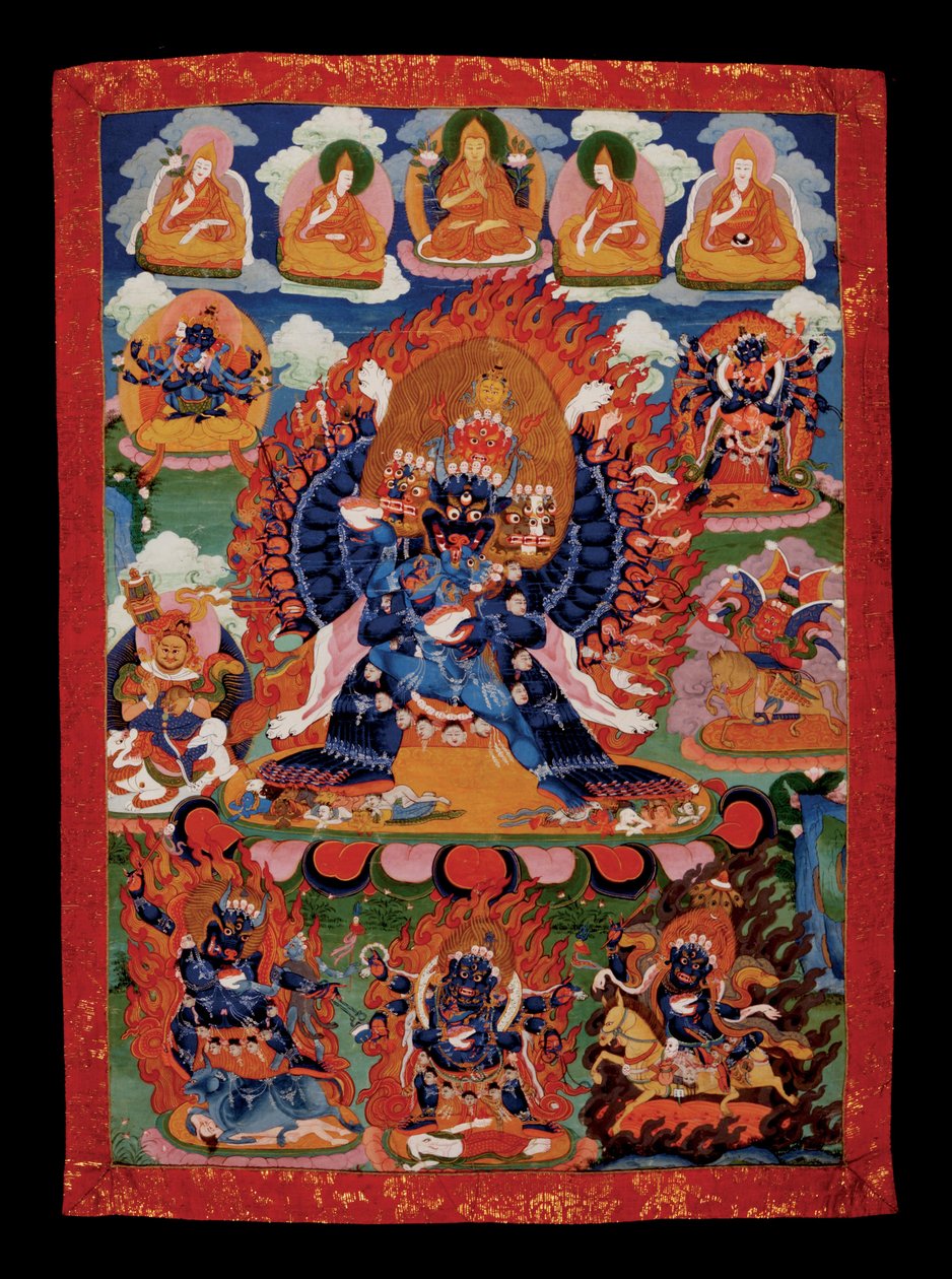Tibet - Sekce Yamantaka Thanka (památník) od Unbekannt Unbekannt