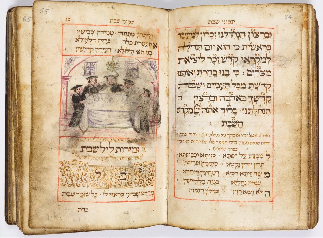 Tikkunei Shabbat (modlitební kniha k sabatu) od Unbekannt Unbekannt