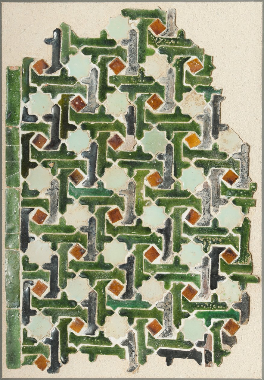 Neznámý, Španělsko, 14. století - Panel mozaiky (1929293) od Unbekannt Unbekannt
