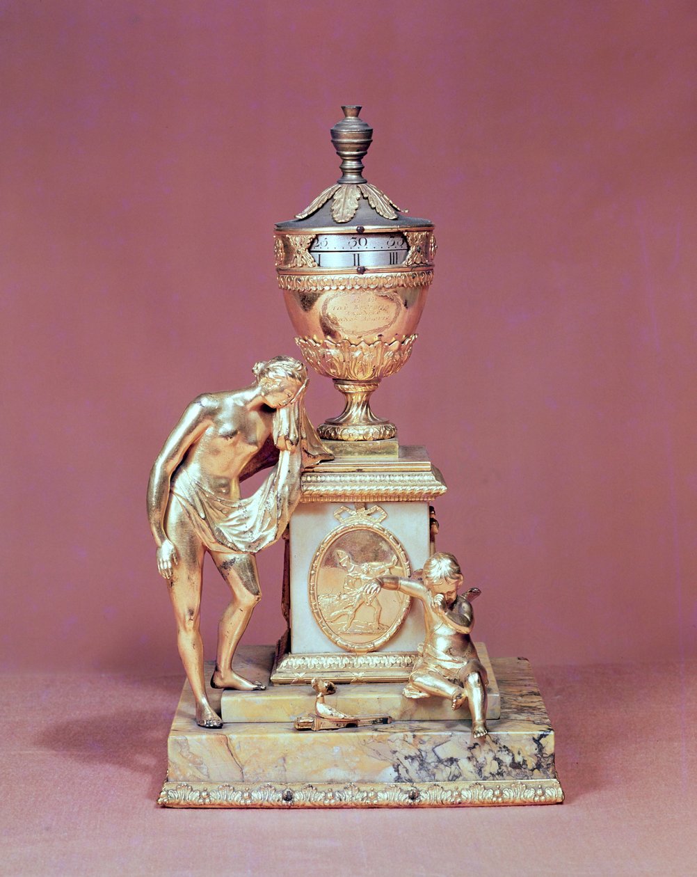 Venušina hodinová skříň, mramor a ormolu, Matthew Boulton, Birmingham, kolem roku 1771 od Unbekannt Unbekannt