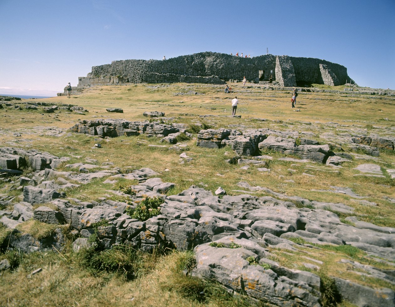 Pohled na Dun Aengus od Unbekannt Unbekannt