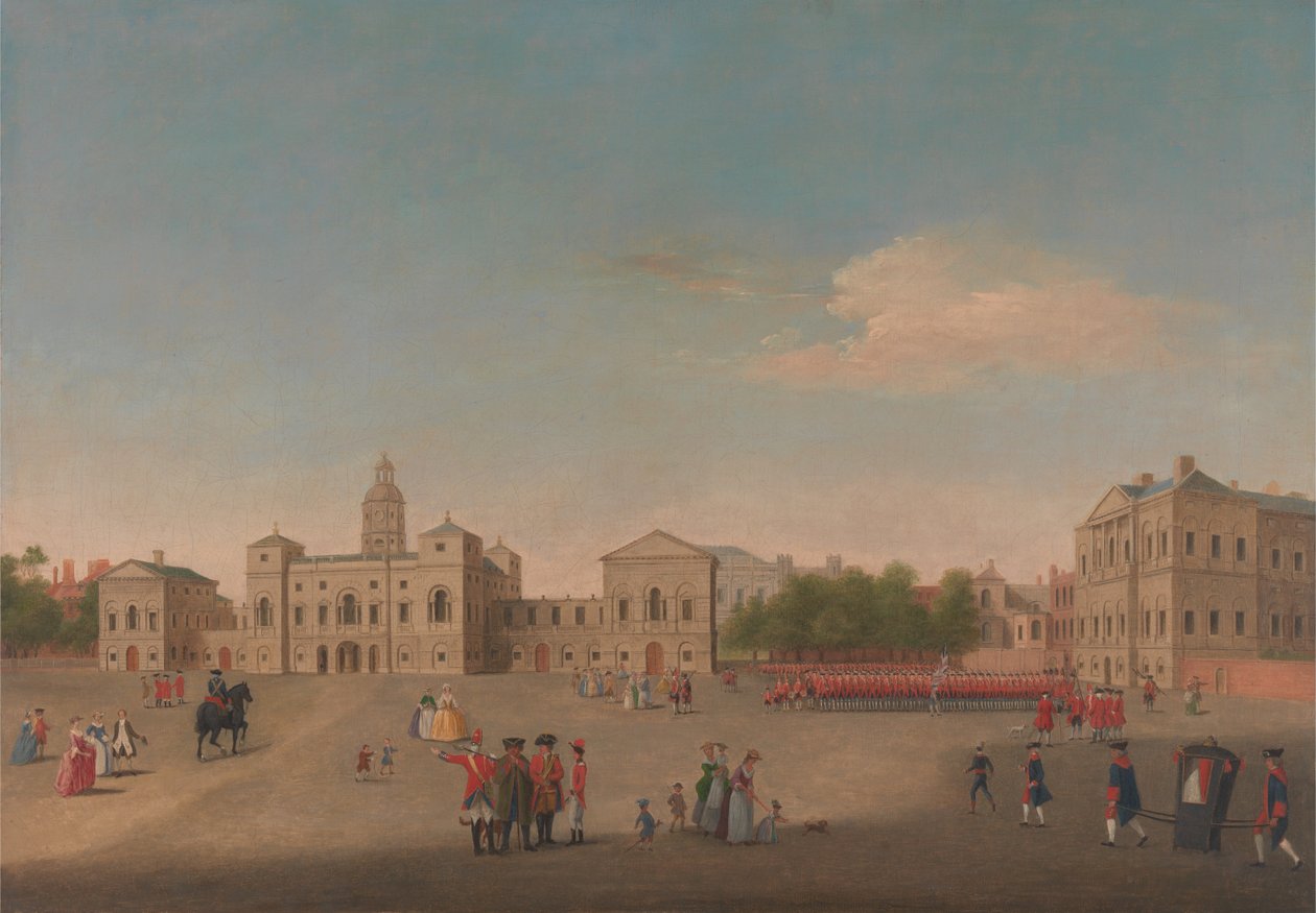 Pohled na Horse Guards a Whitehall od Unbekannt Unbekannt