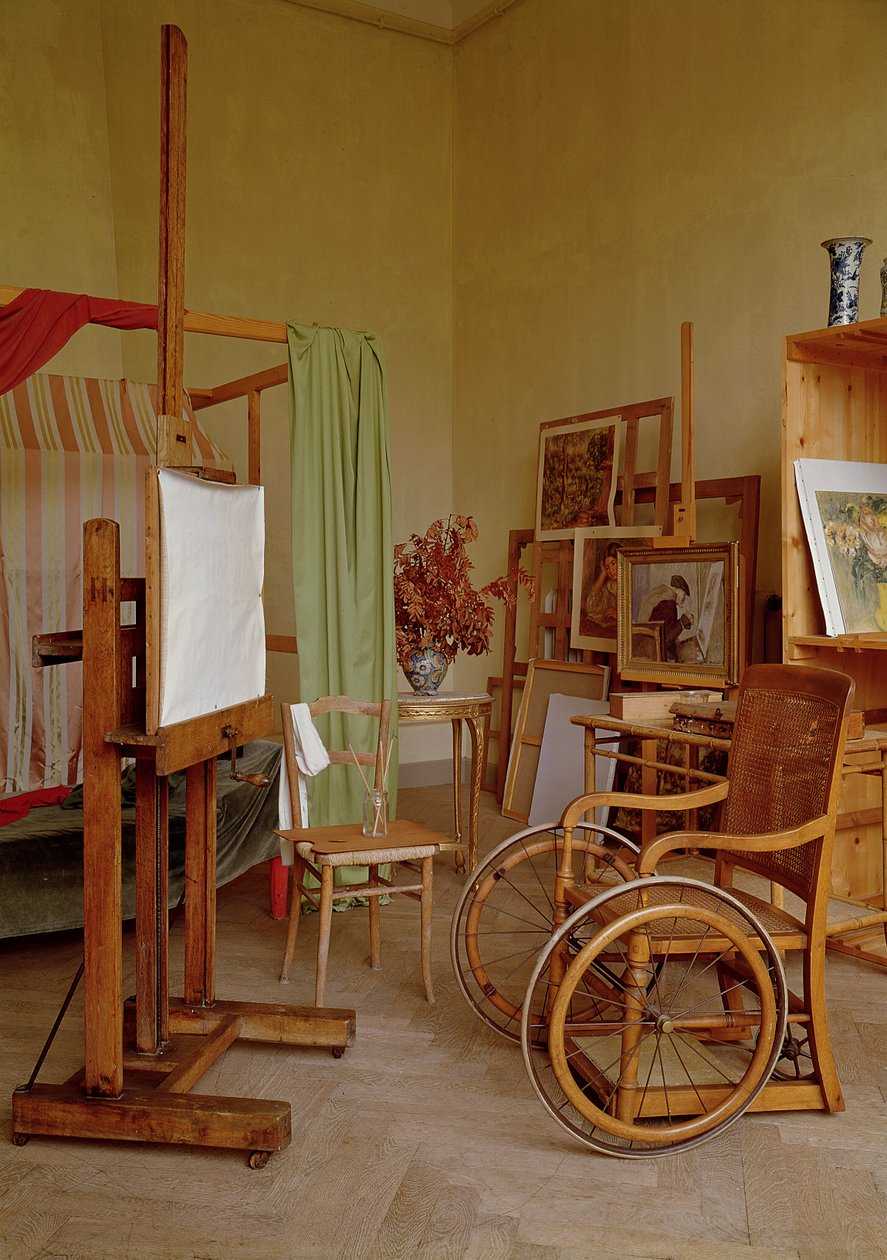 Pohled na Renoirův ateliér, používaný od roku 1907 od Unbekannt Unbekannt