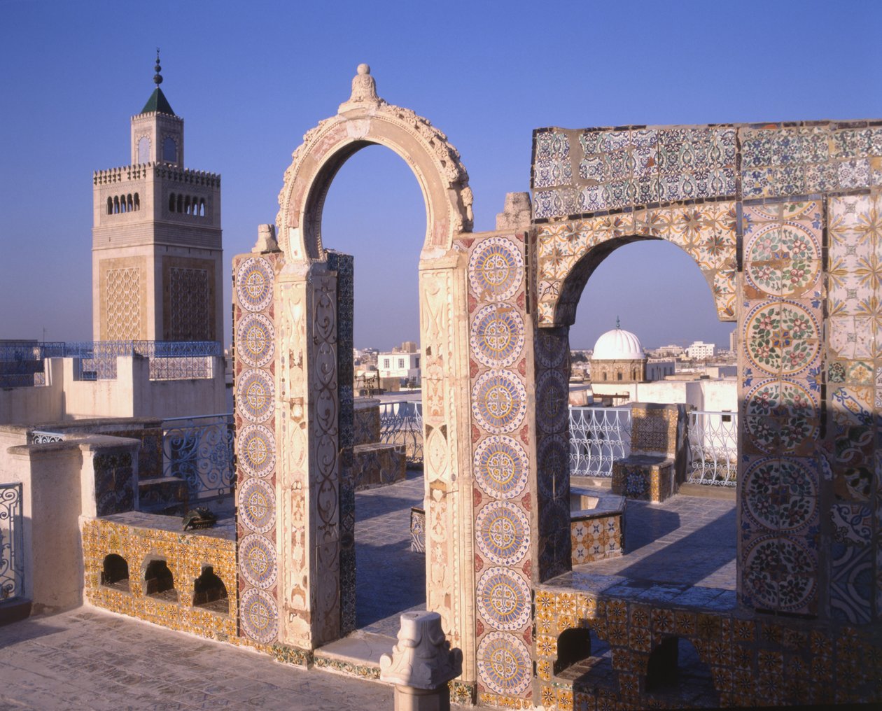 Pohled na Tunis z Palais d