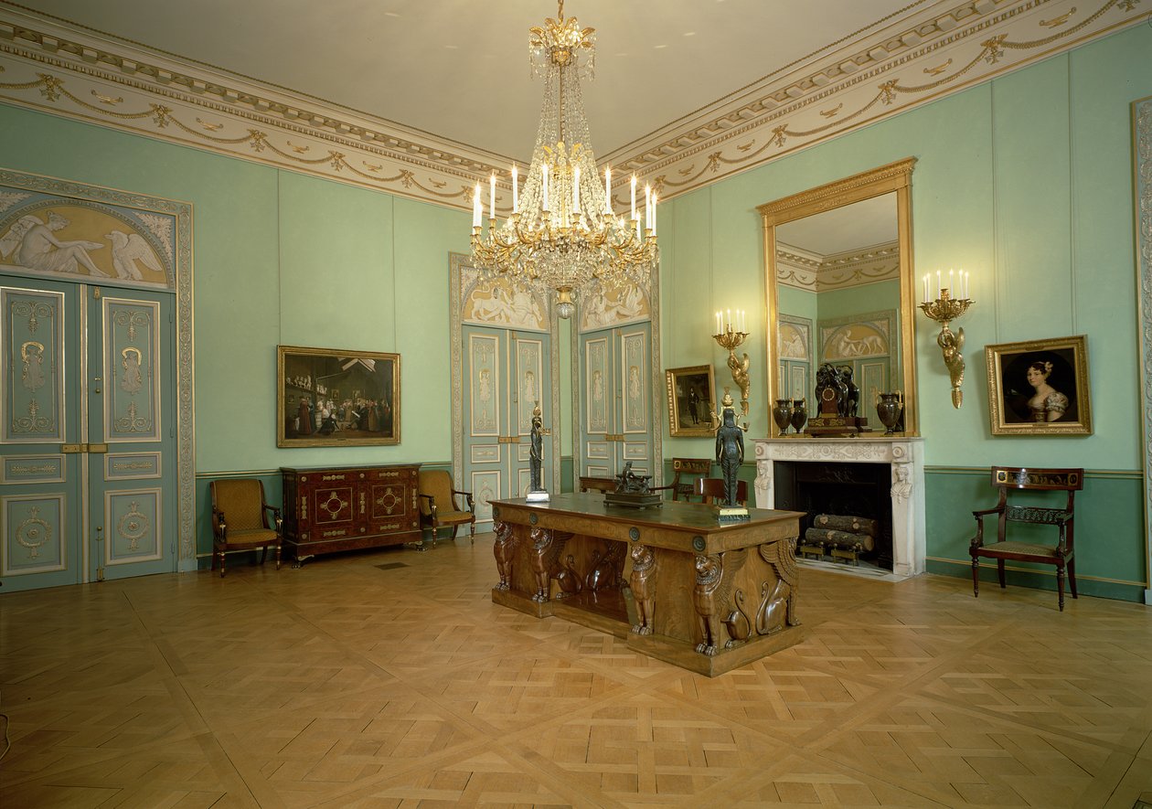 Pohled do salonu Musee Marmottan Monet, Paříž, 18.-19. století od Unbekannt Unbekannt