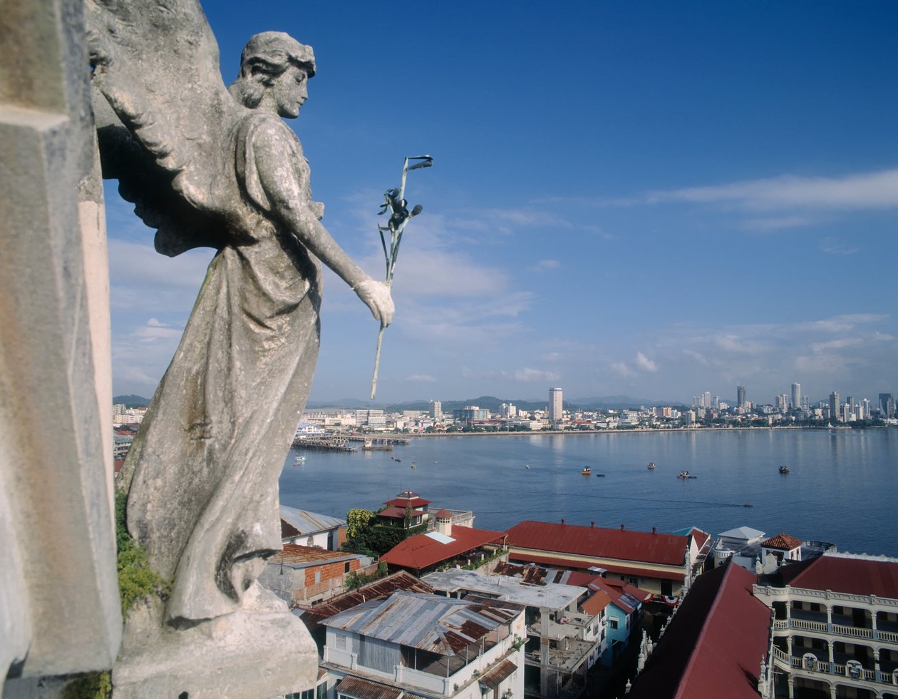 Pohled na město z Iglesia de San Francisco Assis (foto) od Unbekannt Unbekannt