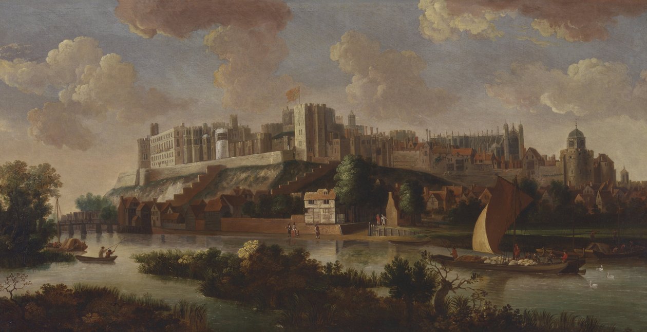 Hrad Windsor Při pohledu z Temže od Unbekannt Unbekannt