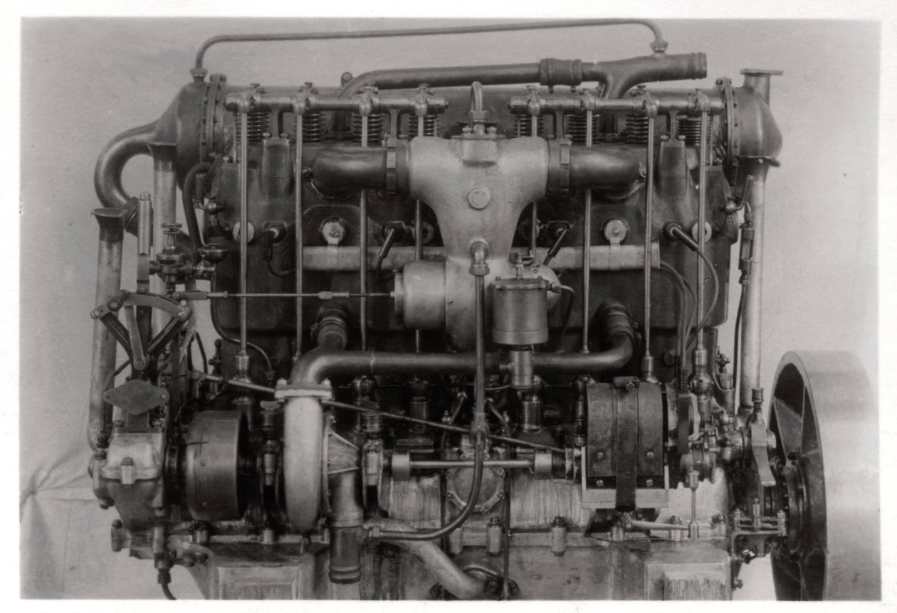 115 PS motor vzducholodě Daimler Zeppelin LZ 6, c1909-1910 1933 od Unbekannt