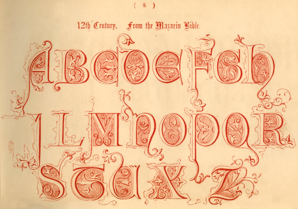 12. století. Z Mazarinovy bible, 1862 od Unbekannt