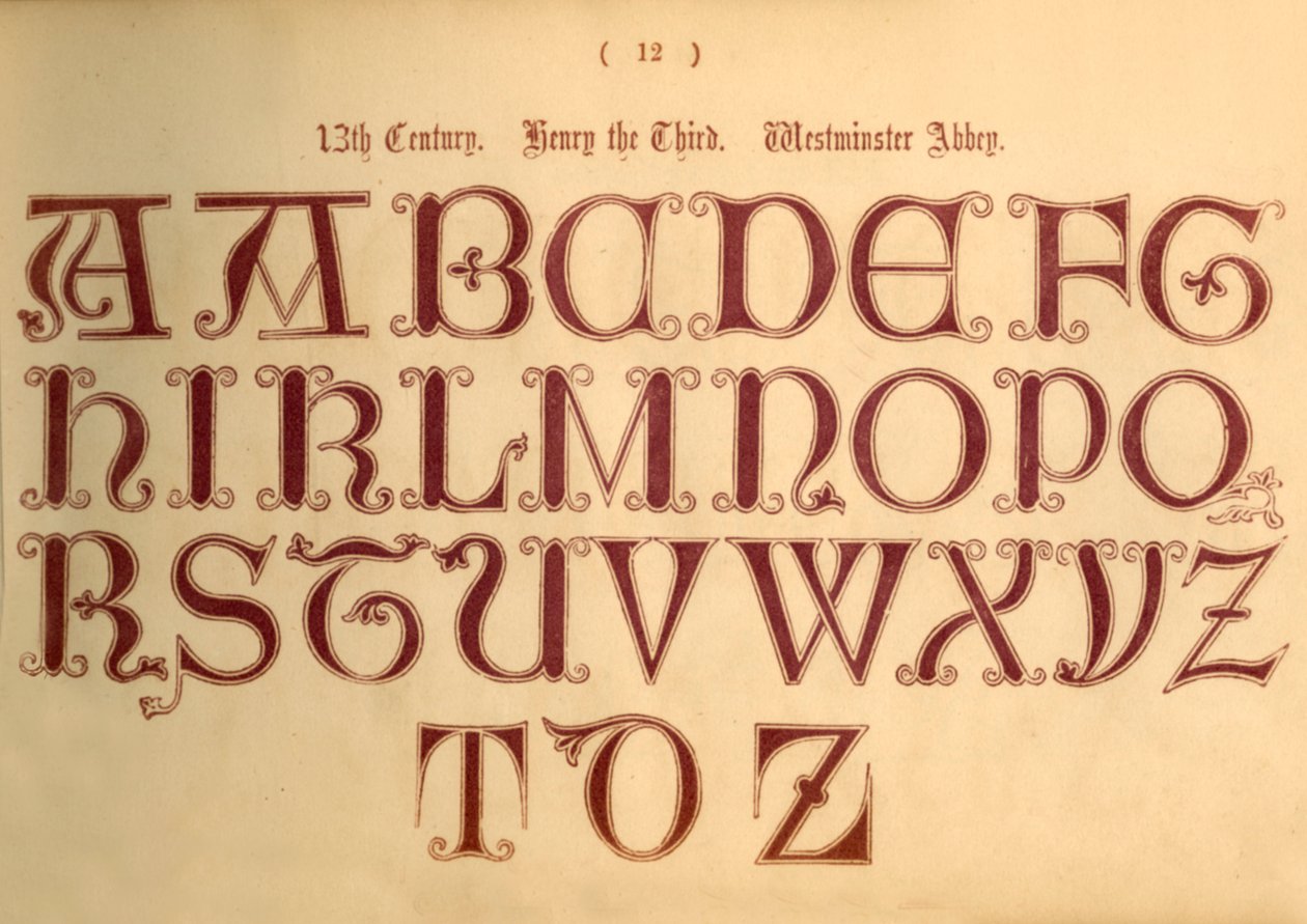 13. století. Jindřich Třetí. Westminsterské opatství, 1862 od Unbekannt