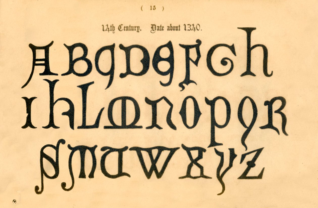 14. století. Datum asi 1340, 1862 od Unbekannt