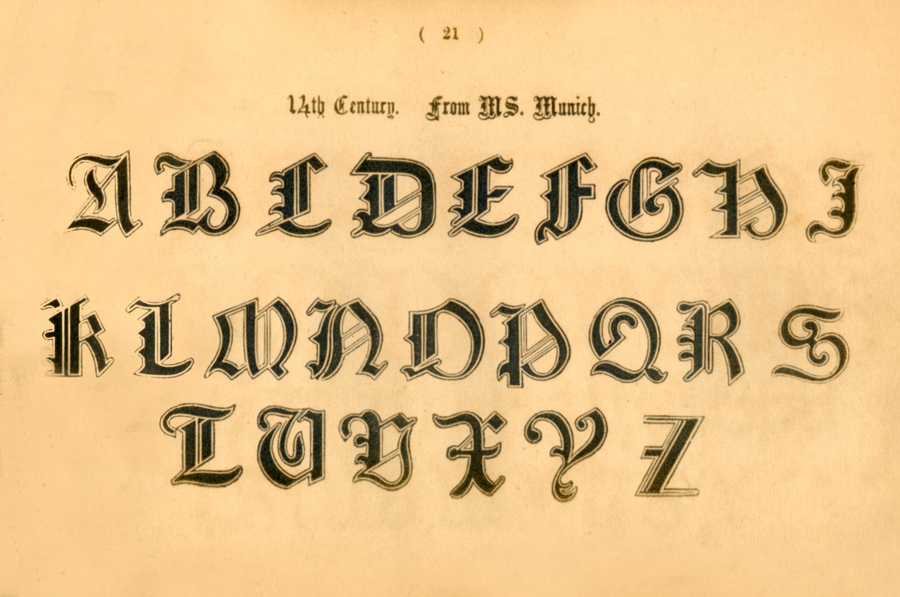 14. století. Od čs. Mnichov, 1862 od Unbekannt