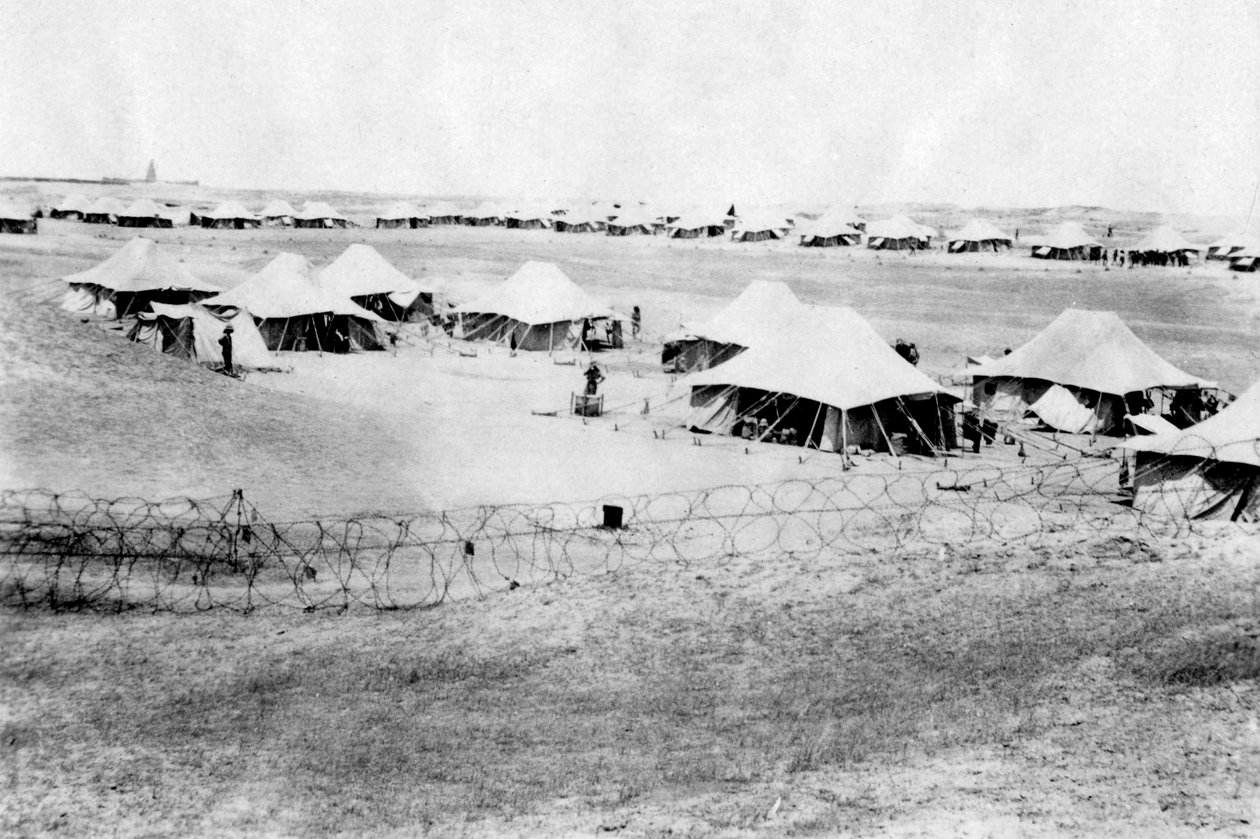 15. tábor praporu RWR, Samarra, Mezopotámie, 1918 od Unbekannt