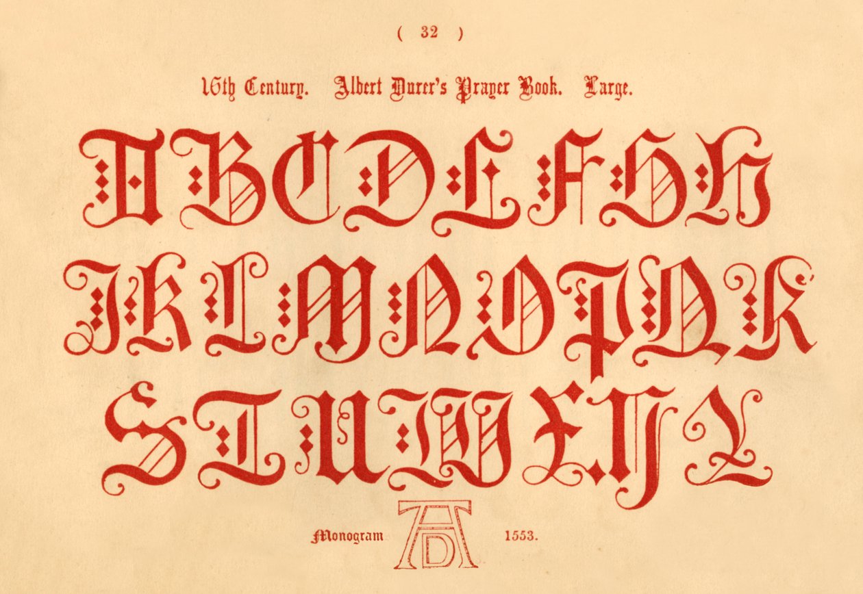 16. století. Modlitební kniha Alberta Durerse. Velký, 1862 od Unbekannt