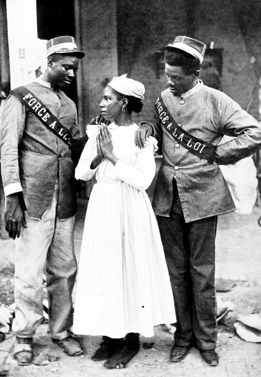 19369N HAITI Haitská policie před americkou okupací v roce 1917 od Unbekannt