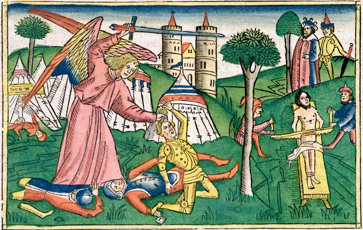 2 Královská 19:35-37: Boží pomsta na Asýrii od Unbekannt
