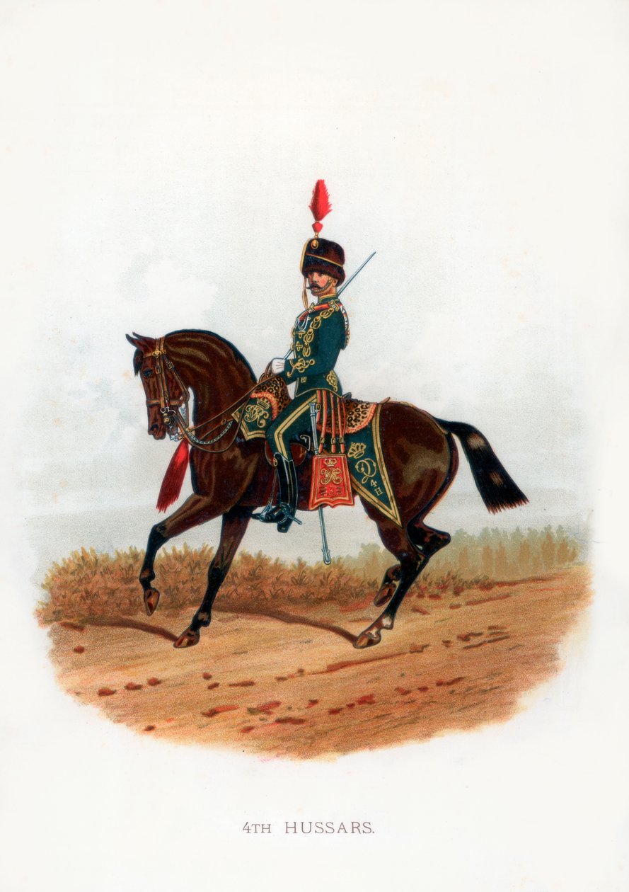4. husaři, 1889 od Unbekannt
