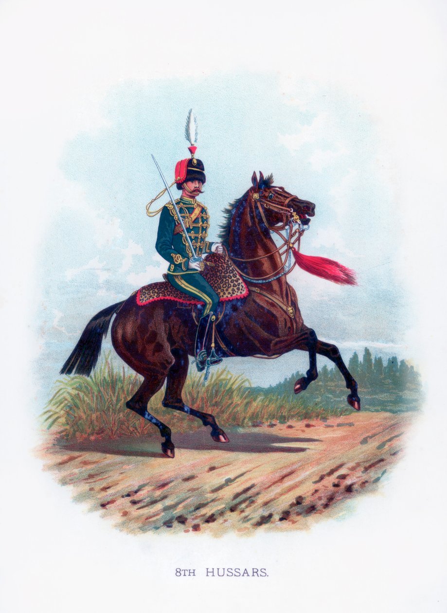 8. husaři, 1889 od Unbekannt