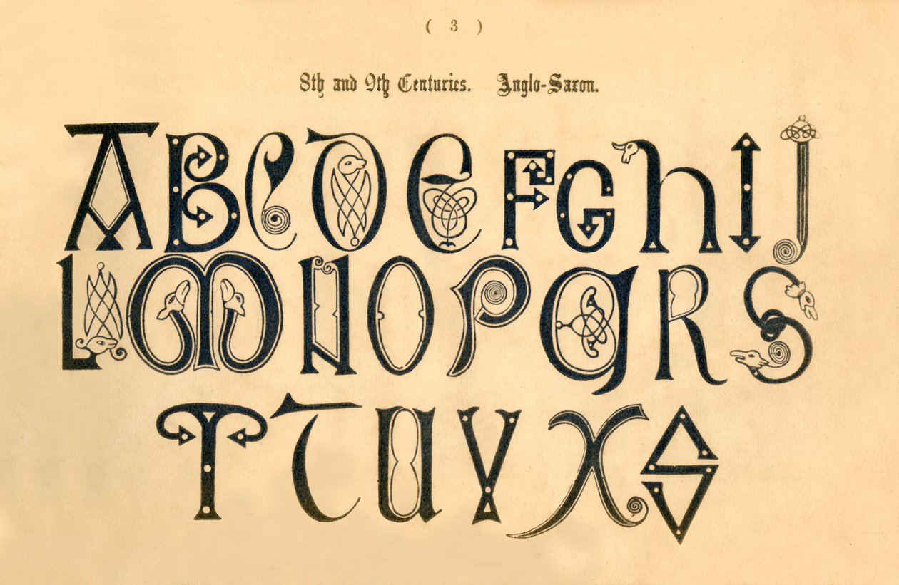 8. a 9. století. Anglosaský, 1862 od Unbekannt