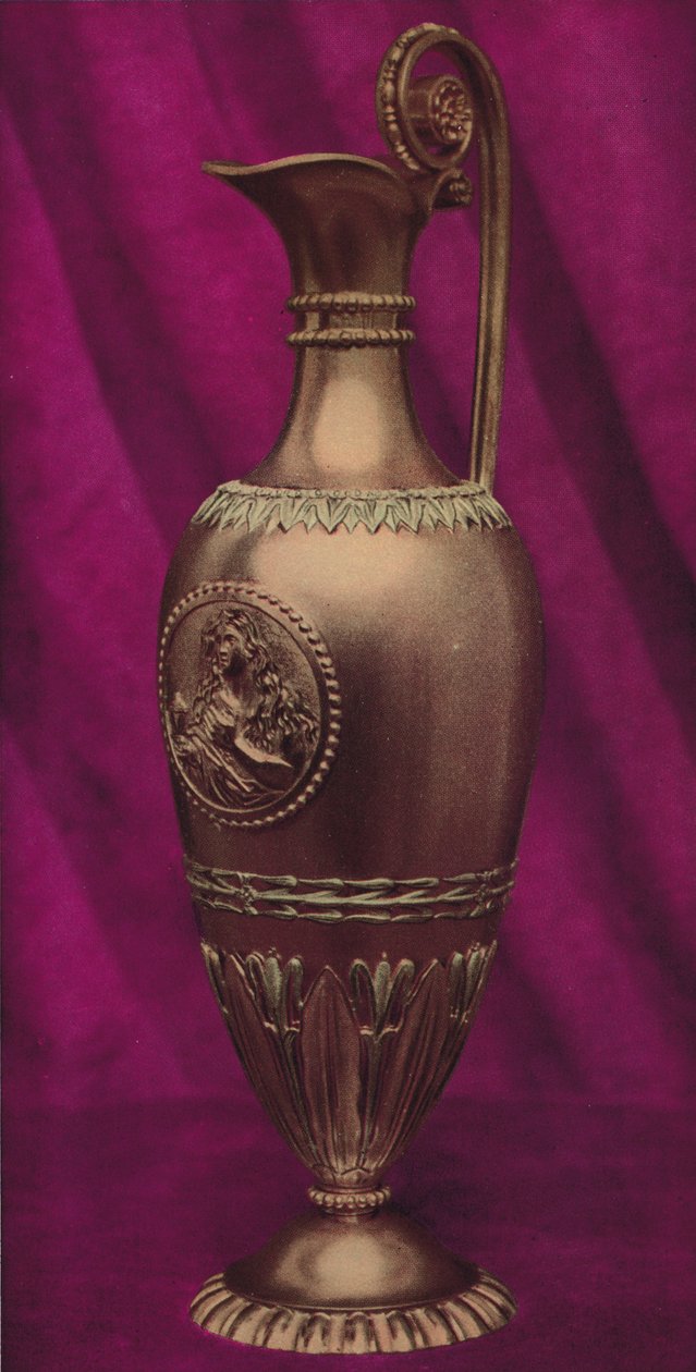 Ampulla nebo nádoba na pomazání z 20karátového zlata s podobiznou Magdaleny, 1803 od Unbekannt